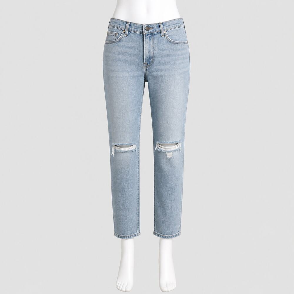 J Brand Tate Boy Fit in Statis Destruct Jeans - Size 28